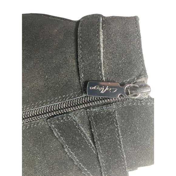 SoftMoc by College Waterproof Suede Black Ankle Boots Women’s Size 8M - Picture 12 of 13